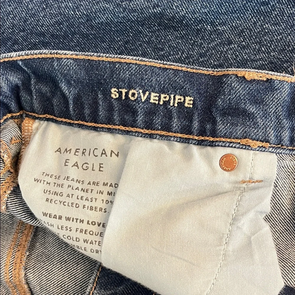 American Eagle Outfitters Distressed Blue Jeans - Picture 4 of 6